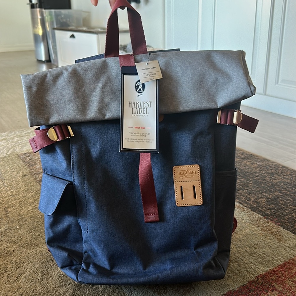 Navy Blue Harvest Label Rollout 2.0 Backpack Osaka Japan